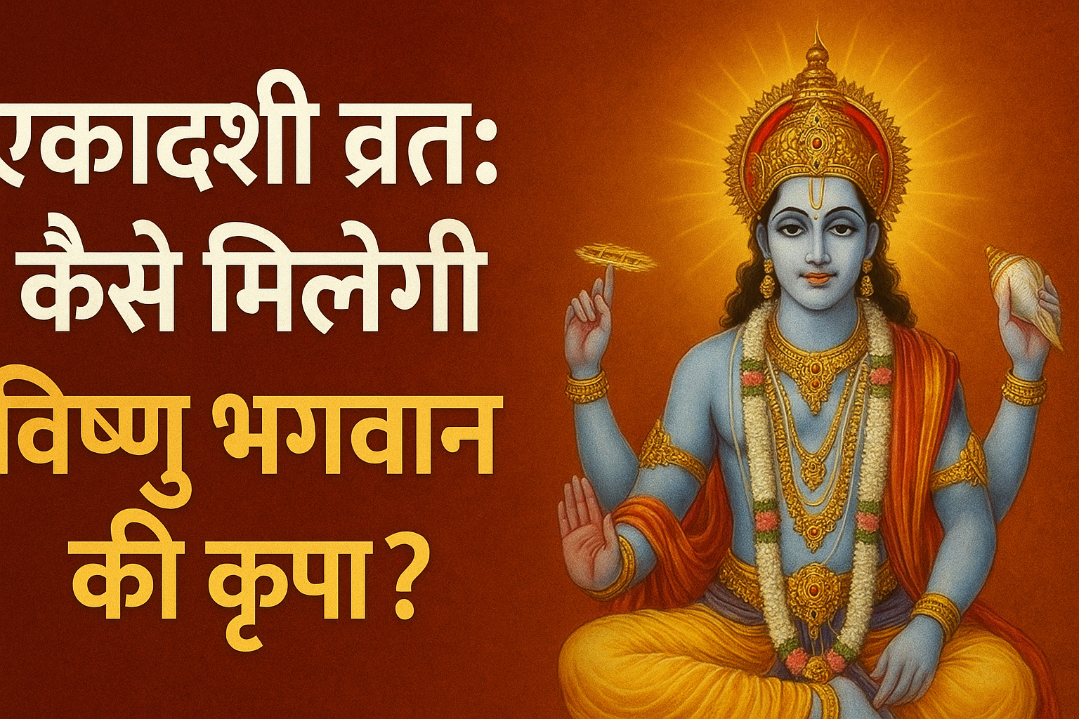 कैसे मिलेगी श्रीहरि विष्णु की असीम कृपा ? जानिए एकादशी व्रत का रहस्य…..